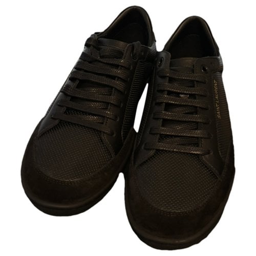 Pre-owned Saint Laurent Low Trainers In Black