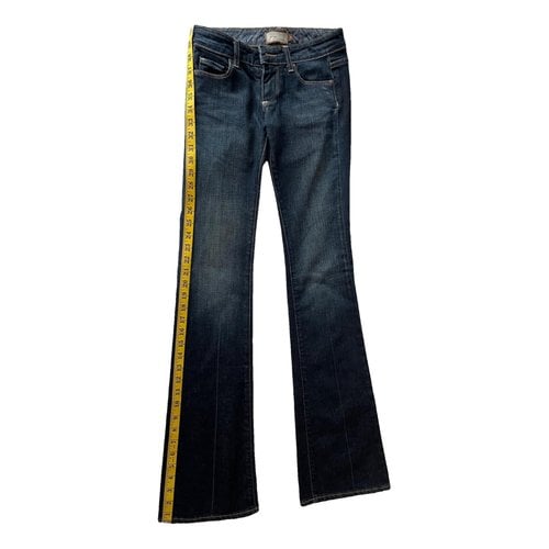 Pre-owned Paige Jeans Bootcut Jeans In Blue