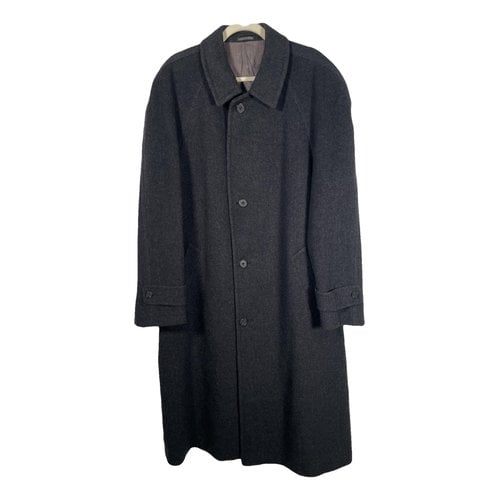 Pre-owned Ermenegildo Zegna Cashmere Coat In Grey