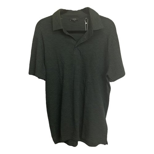 Pre-owned Vince Polo Shirt In Black