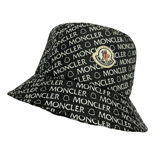 Pre-owned Moncler Hat In Black