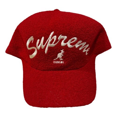 Pre-owned Supreme Wool Hat In Red