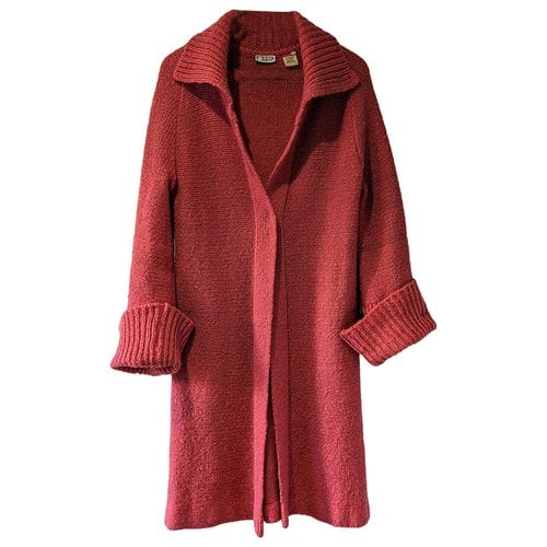 Pre-owned Chloé Wool Coat In Pink