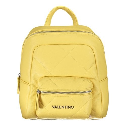 Pre-owned Valentino By Mario Valentino Backpack In Yellow