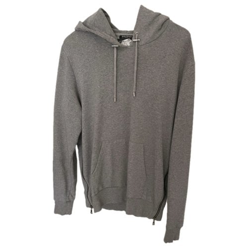 Pre-owned Balmain Knitwear & Sweatshirt In Grey