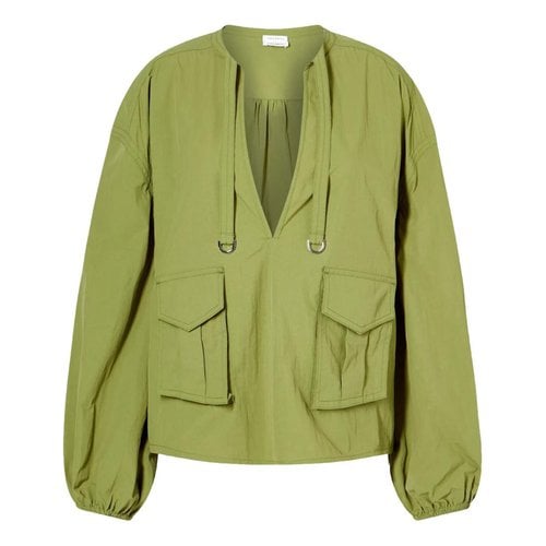 Pre-owned Saks Potts Blouse In Green