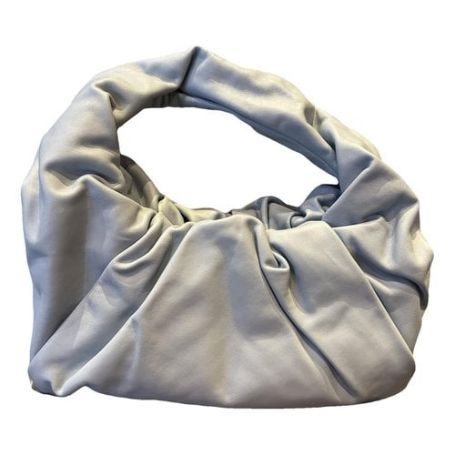 Pre-owned Bottega Veneta Shoulder Pouch Leather Handbag In Blue