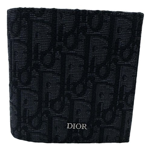 Pre-owned Dior Cloth Small Bag In Black