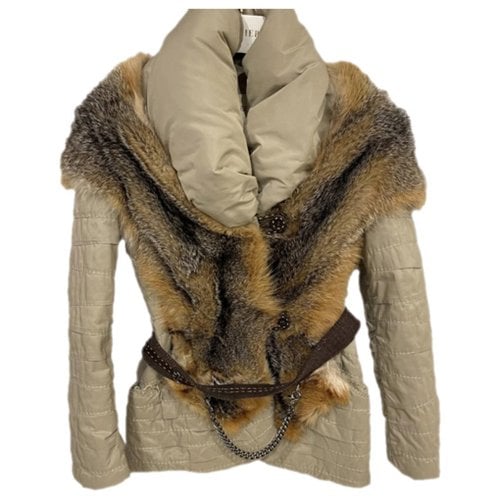 Pre-owned Ermanno Scervino Puffer In Beige