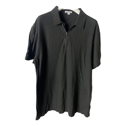 Pre-owned James Perse Polo Shirt In Grey