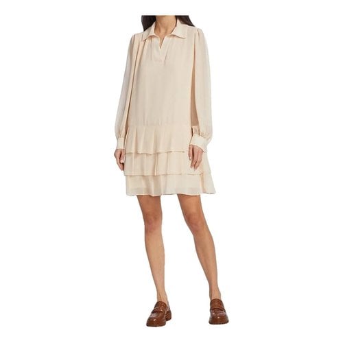 Pre-owned See By Chloé Mini Dress In Beige