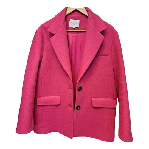 Pre-owned Stella Forest Wool Coat In Pink