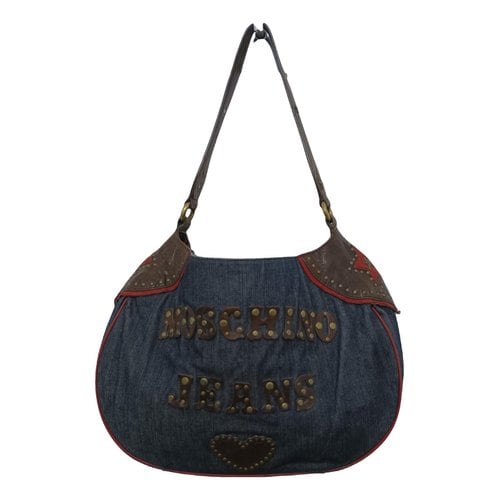 Pre-owned Moschino Bag In Blue