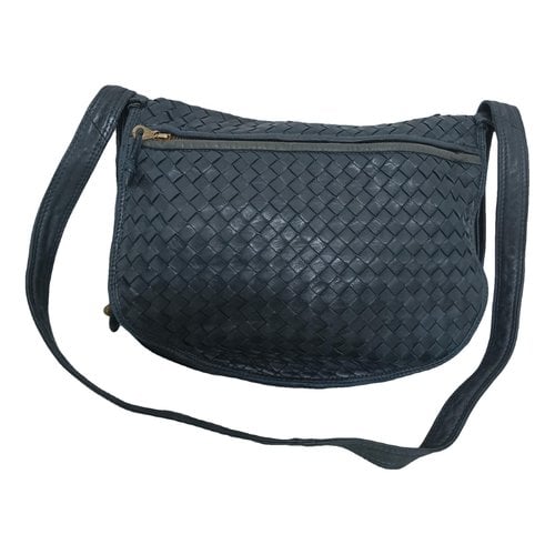 Pre-owned Bottega Veneta Leather Bag In Blue