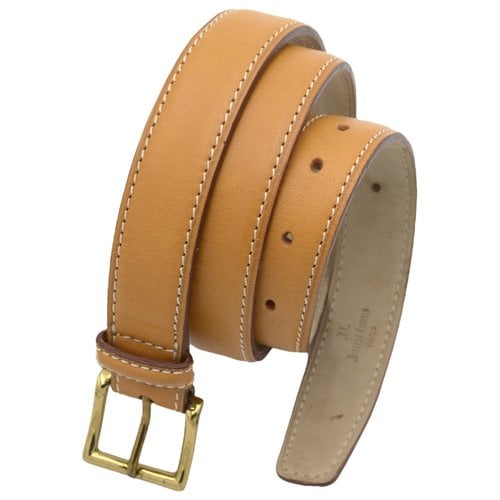 Pre-owned John Lobb Leather Belt In Camel