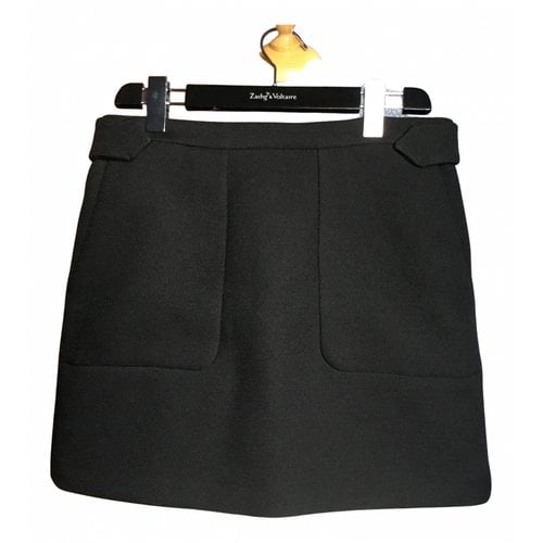 Pre-owned Zadig & Voltaire Mini Skirt In Black