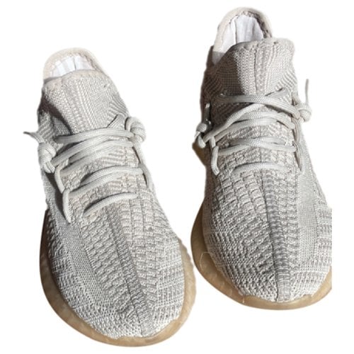 Pre-owned Yeezy X Adidas Boost 350 V2 Cloth Boots In Beige