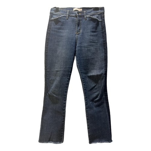 Pre-owned Tory Burch Straight Jeans In Blue