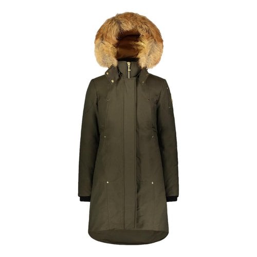 Pre-owned Moose Knuckles Parka In Green