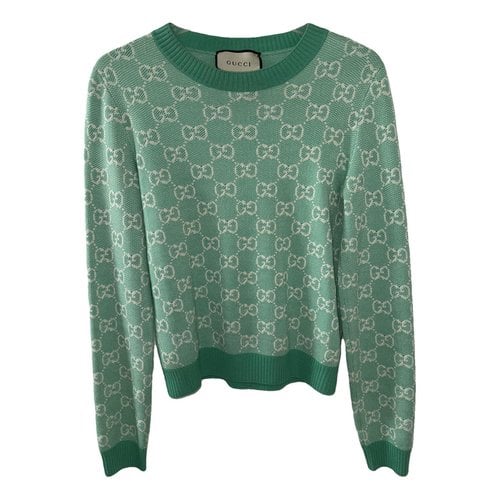Pre-owned Gucci Wool Jumper In Green
