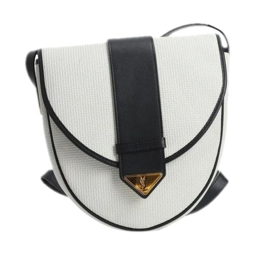 Pre-owned Saint Laurent Cloth Crossbody Bag In White