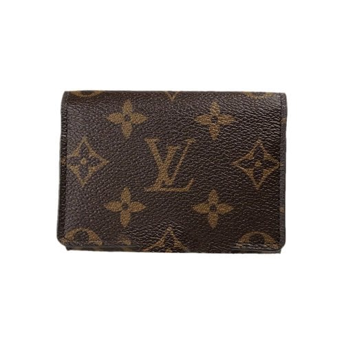 Pre-owned Louis Vuitton Coin Card Holder Small Bag In Brown