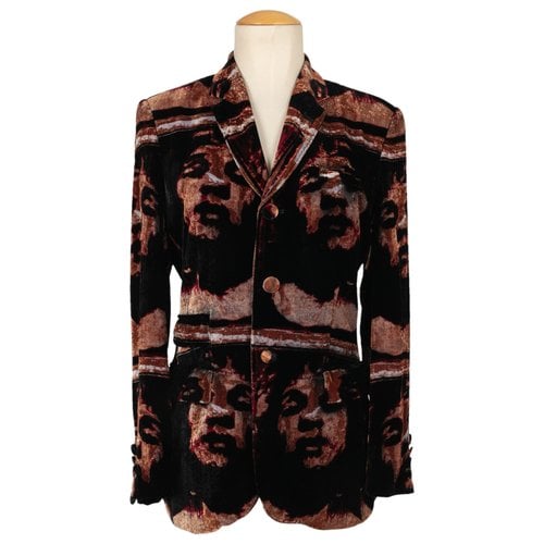 Pre-owned Jean Paul Gaultier Velvet Jacket In Brown