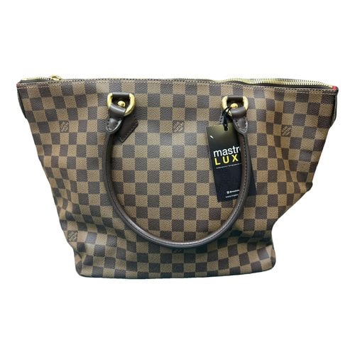 Pre-owned Louis Vuitton Saleya Cloth Tote In Brown