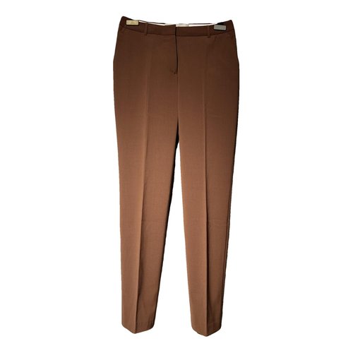 Pre-owned Paul Smith Wool Chino Pants In Brown