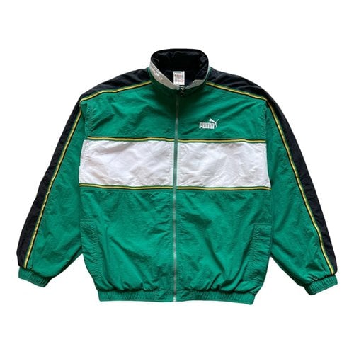 Pre-owned Puma Jacket In Green