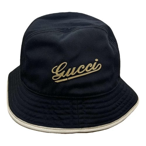 Pre-owned Gucci Hat In Blue