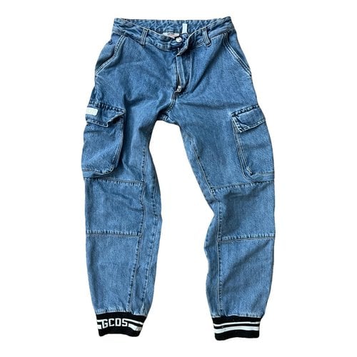 Pre-owned Gcds Jeans In Blue