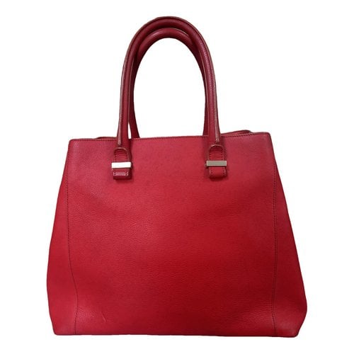 Pre-owned Victoria Beckham Liberty Leather Bag In Red