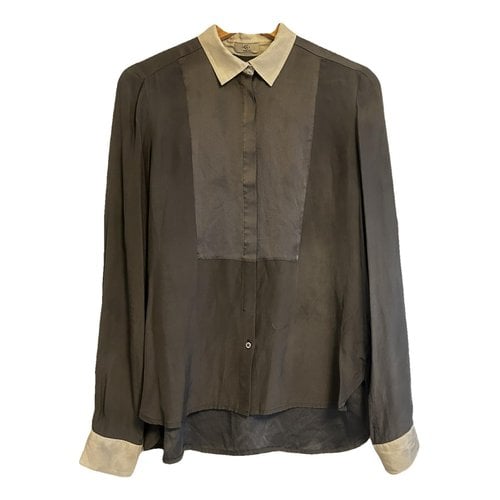 Pre-owned Cerruti 1881 Silk Shirt In Grey