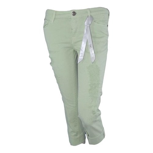 Pre-owned Miss Sixty Short Jeans In Green