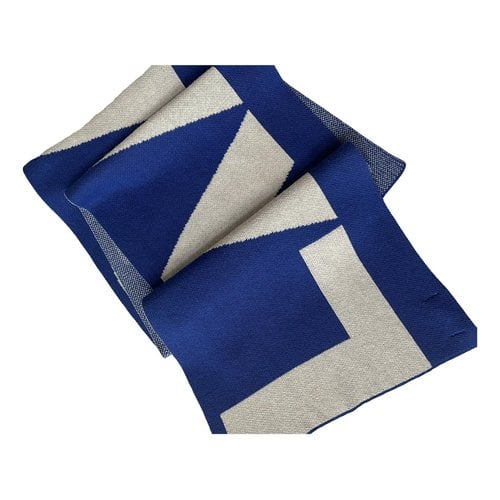 Pre-owned Laagam Scarf In Blue