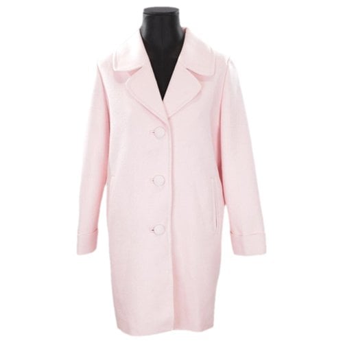 Pre-owned Claudie Pierlot Coat In Pink