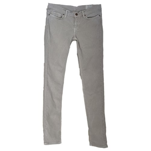 Pre-owned Allsaints Slim Jeans In Beige