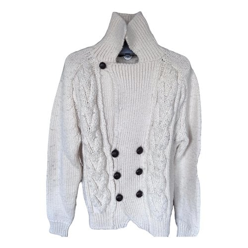 Pre-owned Dsquared2 Wool Vest In White