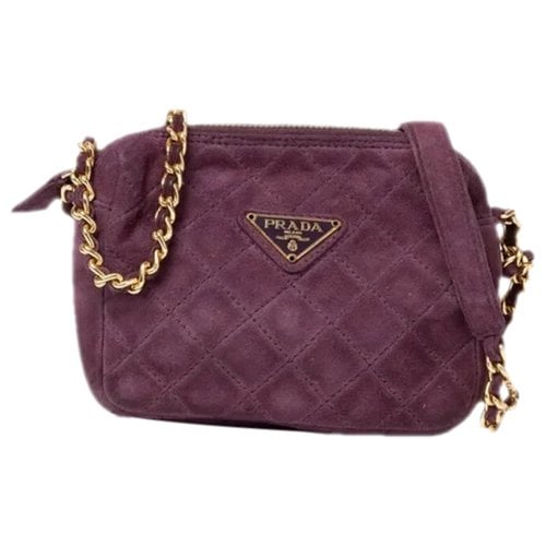 Pre-owned Prada Crossbody Bag In Purple
