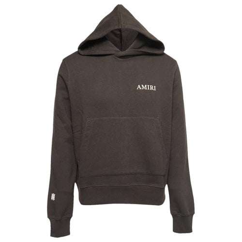Pre-owned Amiri Knitwear & Sweatshirt In Brown