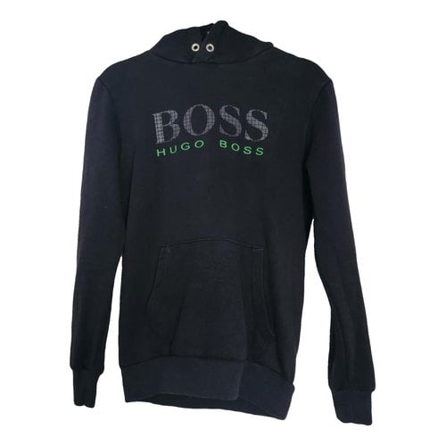 Pre-owned Hugo Boss Sweatshirt In Black