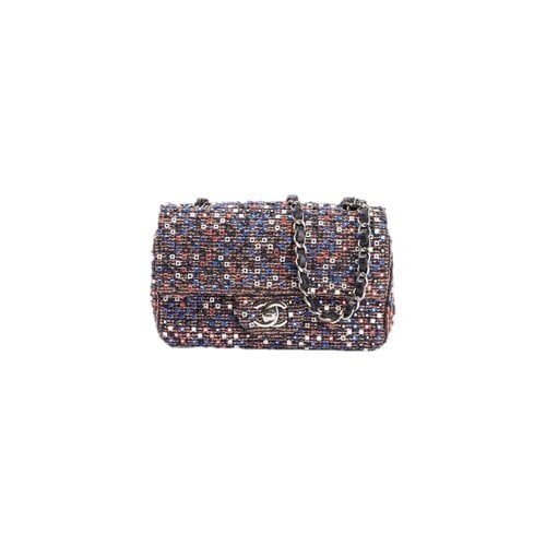 Pre-owned Chanel Tweed Crossbody Bag In Multicolour