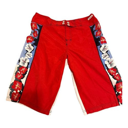 Pre-owned D&g Short In Red