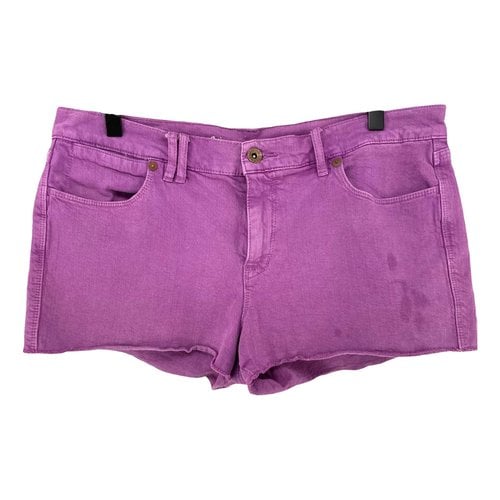 Pre-owned Madewell Mini Short In Purple