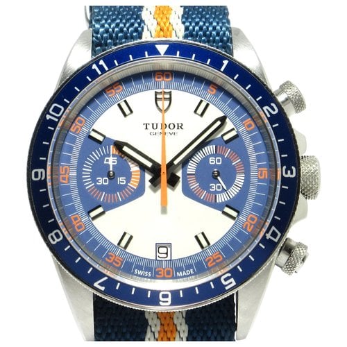 Pre-owned Tudor Watch In Blue