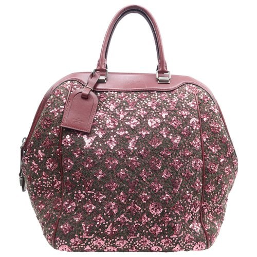 Pre-owned Louis Vuitton Cloth Tote In Pink