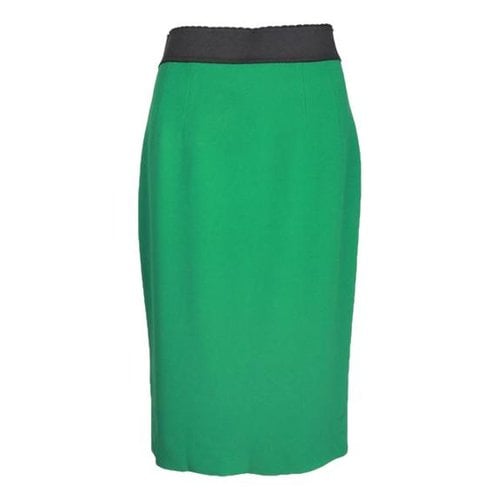 Pre-owned Dolce & Gabbana Skirt In Green