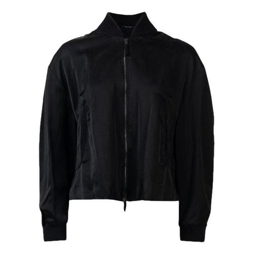 Pre-owned Maison Margiela Silk Jacket In Black