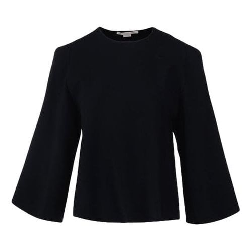 Pre-owned Stella Mccartney Leather Top In Black